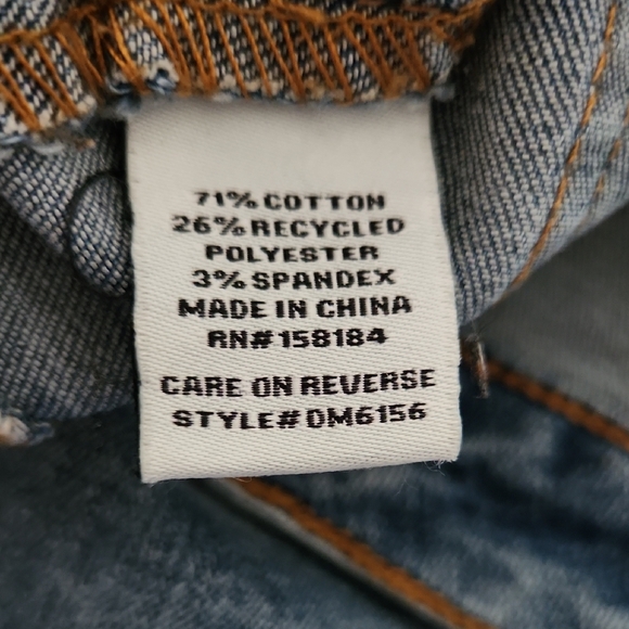 LOVE CULT DENIM Classic Blue Flare Leg High Rise Jeans Sz 5 Y2K retro NWT - Picture 15 of 16